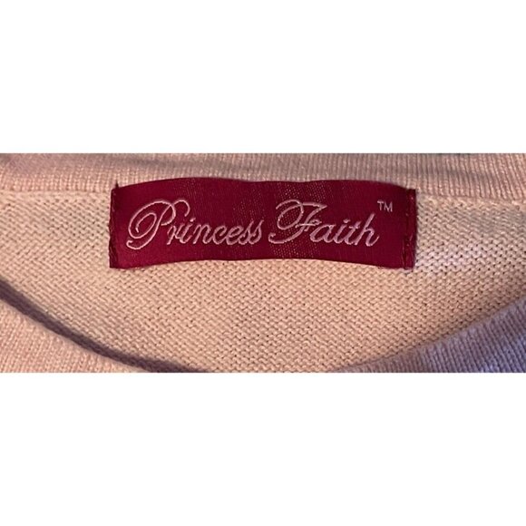 Princess Faith Toddler Girls Floral Cardigan Size 4T Pink Long Sleeve - Picture 8 of 12